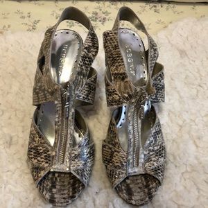 BCBGirls snake print high heel